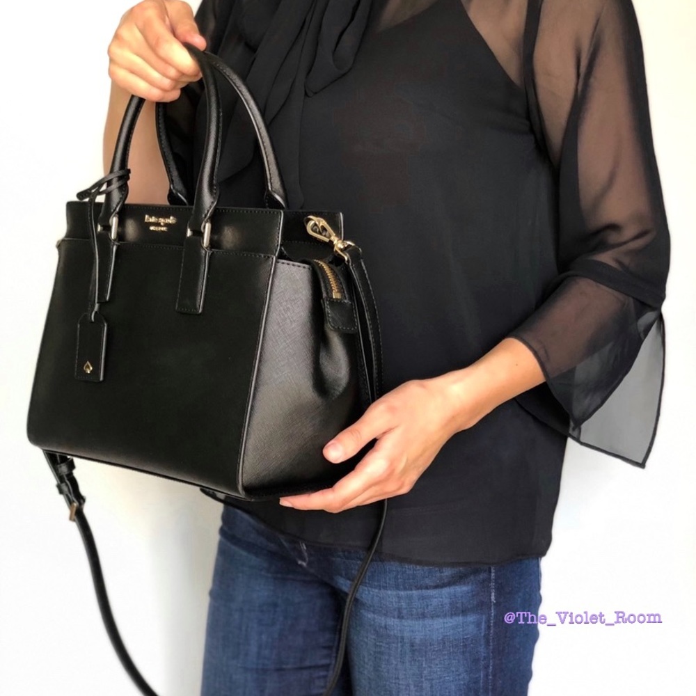 ▪️KATE SPADE▪️Medium Black Cameron Satchel - Picture 3 of 8